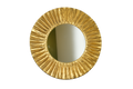 Specchio Daisy Rotondo in Resina Foglia Oro, Argento o Rame – Ø 82 cm