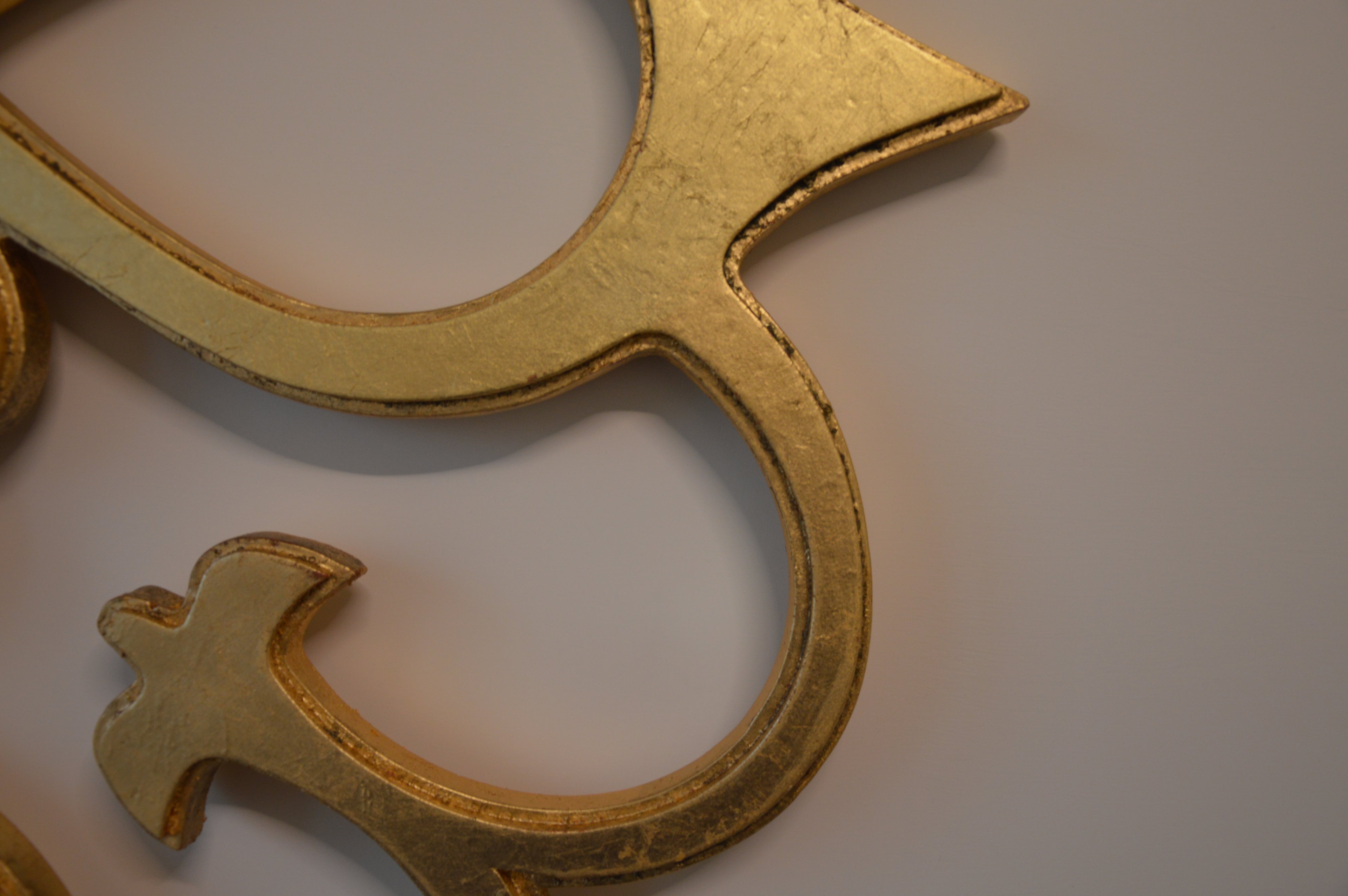 Specchio Grande Rososa in Massello di Legno 120x120 cm – Foglia Oro, Argento, Rame o Nero Opaco