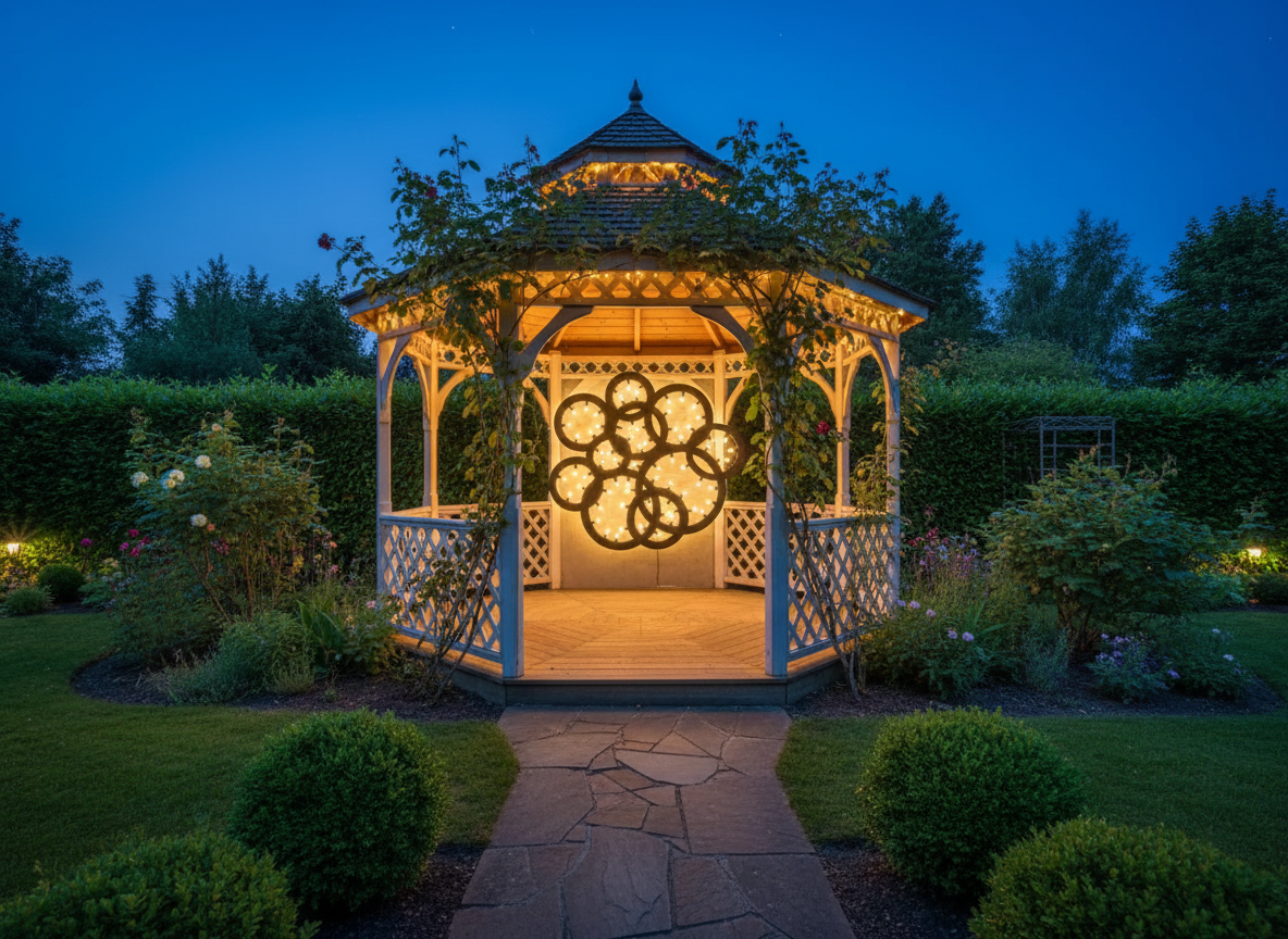 Rosone da Illuminazione Nero Opaco – Struttura Multistrato in Legno 130x130 cm